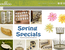 Tablet Screenshot of caffco.com